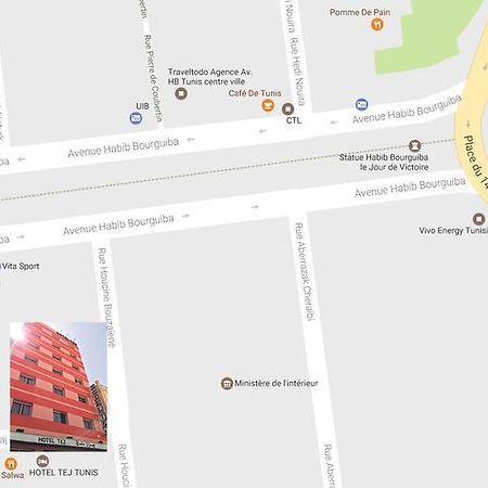 Hotel Tej Tunis Exteriör bild